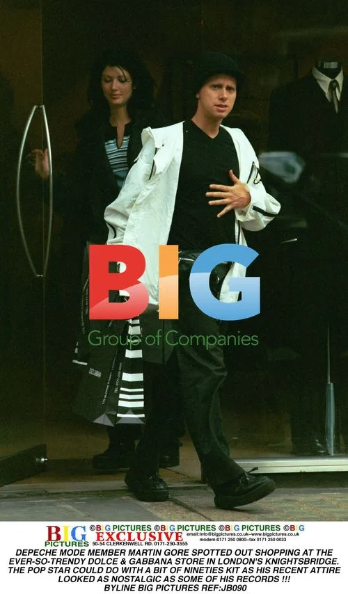Depeche Mode's Martin Gore Shopping