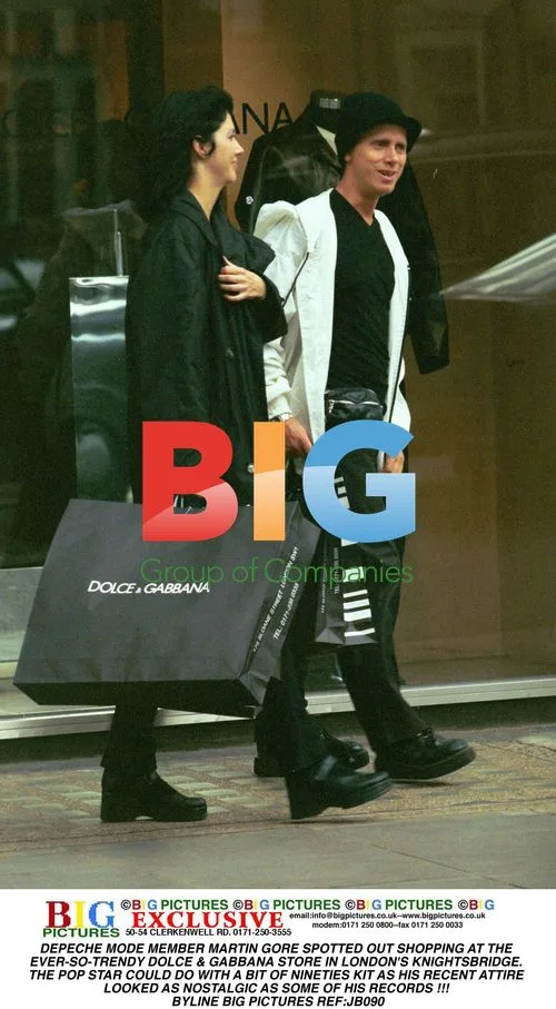 Depeche Mode's Martin Gore Shopping in London