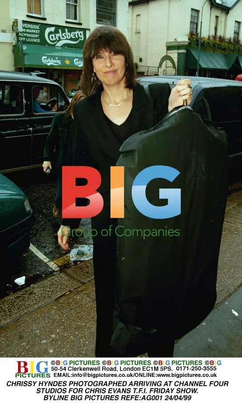 Chrissy Hyndes Arrives at TFI Friday