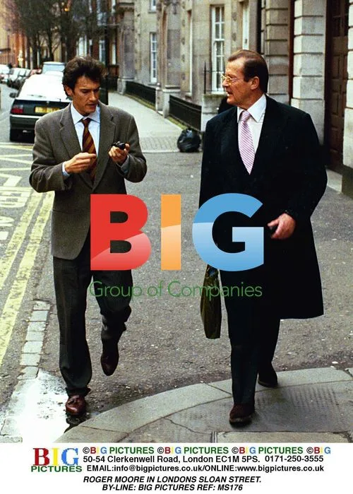 Roger Moore on Sloan Street