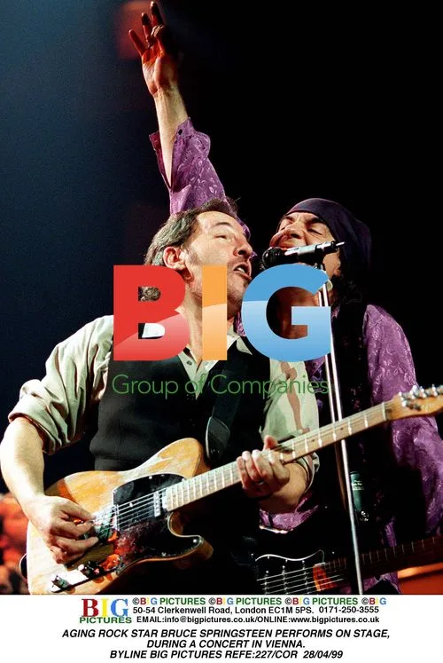 Aging Rock Star Bruce Springsteen Performs in Vienna
