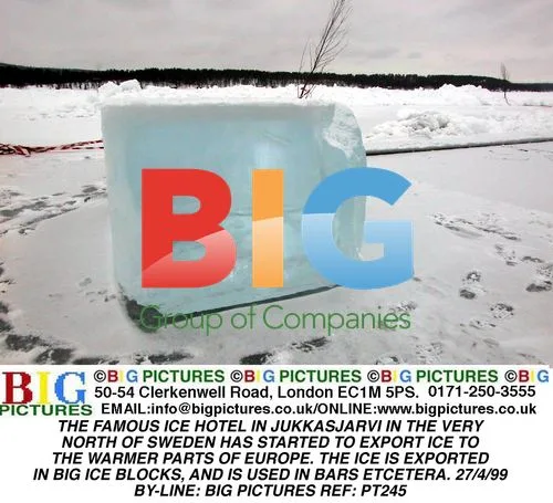 Famous Ice Hotel Exports Ice