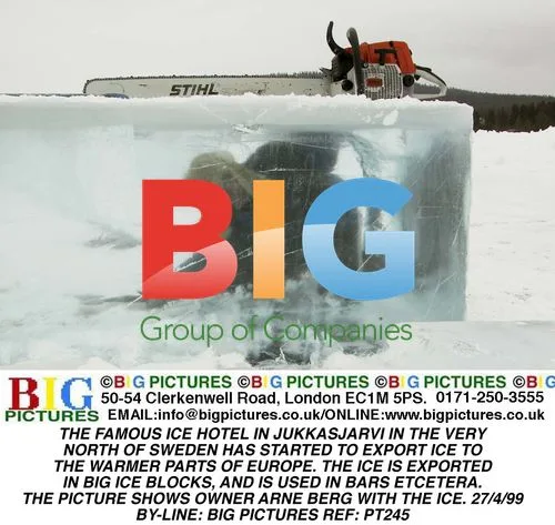 Ice Hotel Exports Ice Blocks