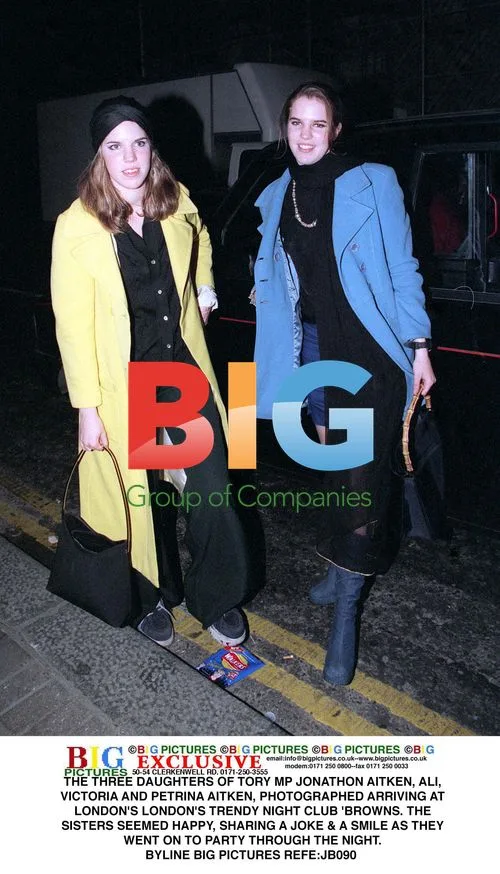 Aitken Sisters Arrive at Browns Nightclub