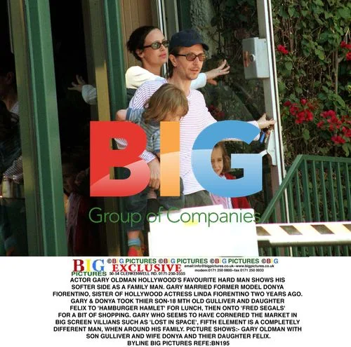 Gary Oldman Spends Family Day