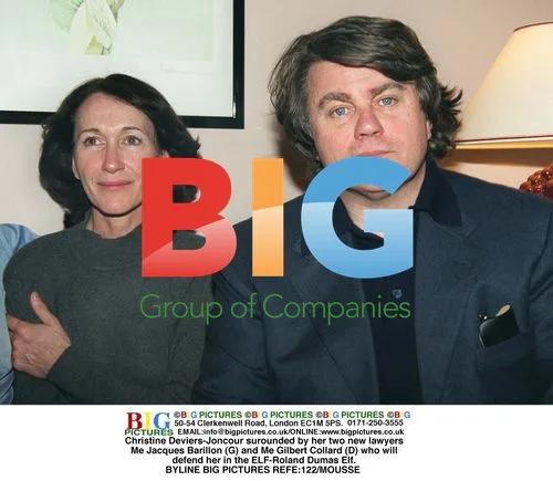 Christine Deviers-Joncour with lawyers