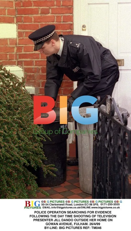 Police searching for evidence after Jill Dando shooting