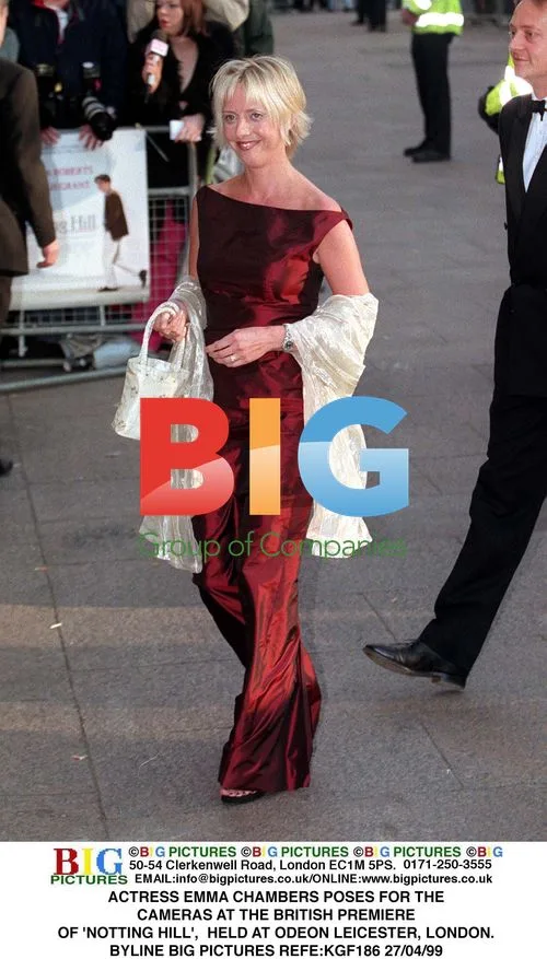 Emma Chambers at 'Notting Hill' Premiere