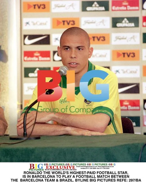 Ronaldo at Barcelona Football Match