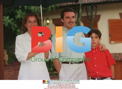 Spanish President Jose Maria Aznar on Summer Vacation