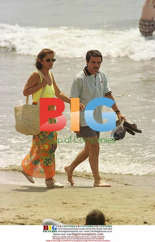 Spanish President Jose Maria Aznar on Holiday