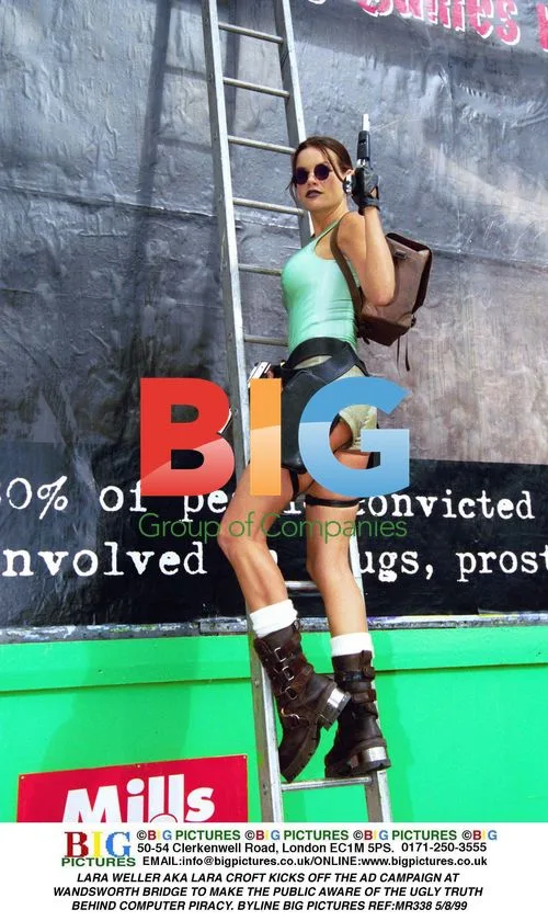 Lara Croft Kicks Off Anti-Piracy Ad Campaign