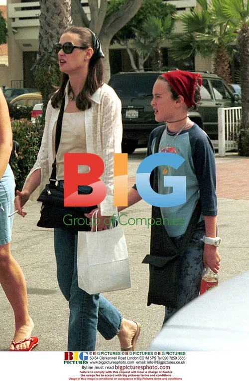 Demi Moore Spotted Shopping with Kids