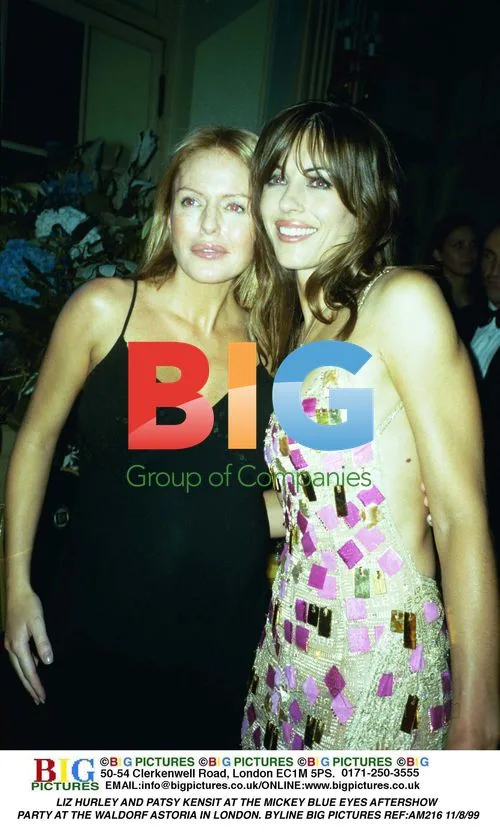 Liz Hurley and Patsy Kensit at "Mickey Blue Eyes" After Party