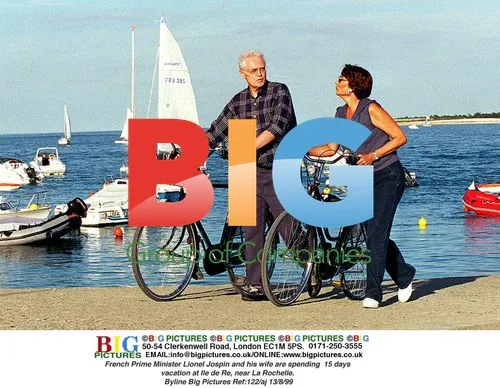 French PM Lionel Jospin Vacationing in Ile de Re