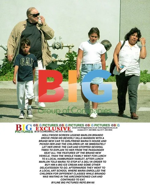 Marlon Brando's Day with Family