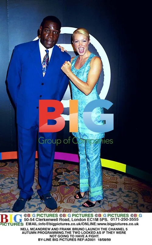 Nell McAndrew and Frank Bruno Launch Channel 5 Programming