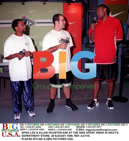 Alan Houston and Spike Lee at Nike event in NYC
