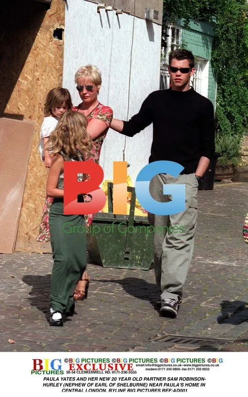 Paula Yates with new young partner