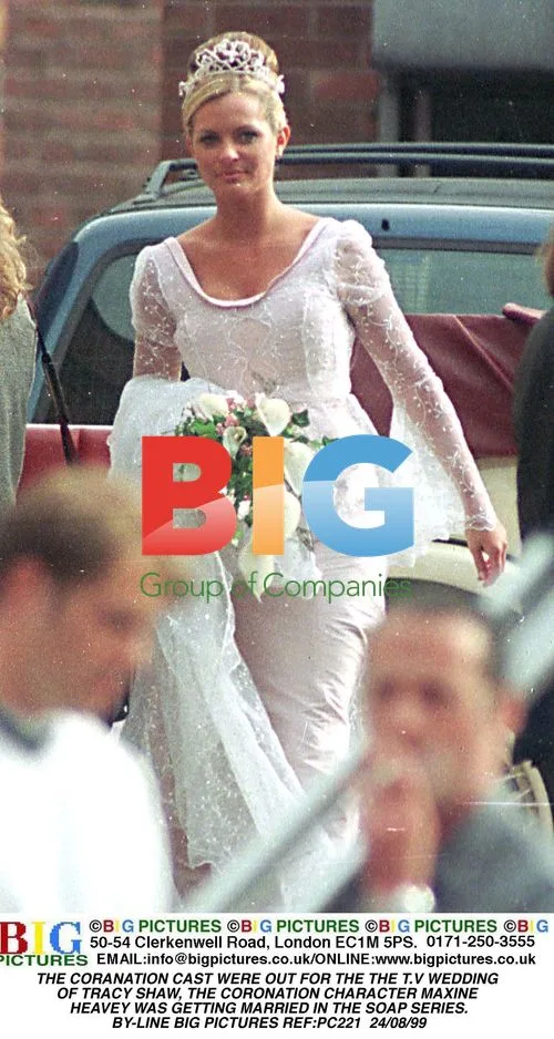 Coronation Street cast at TV wedding