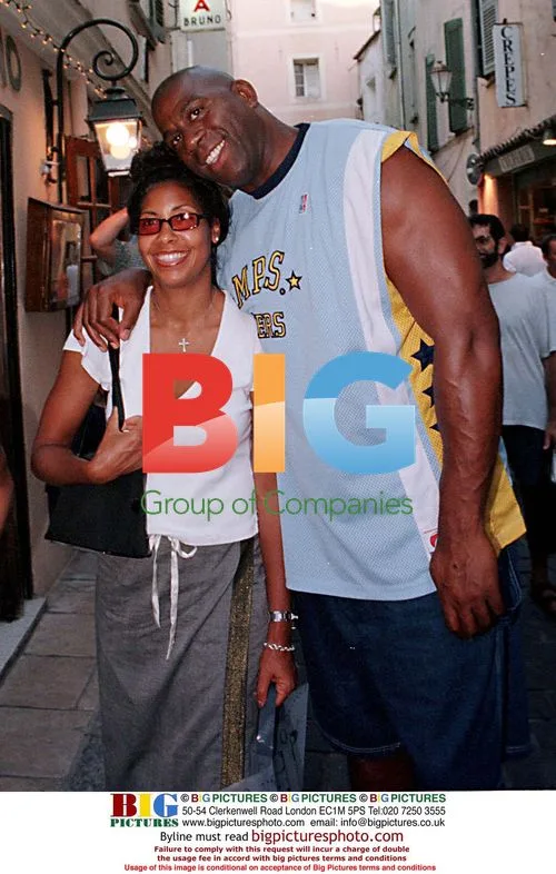 Magic Johnson in St Tropez