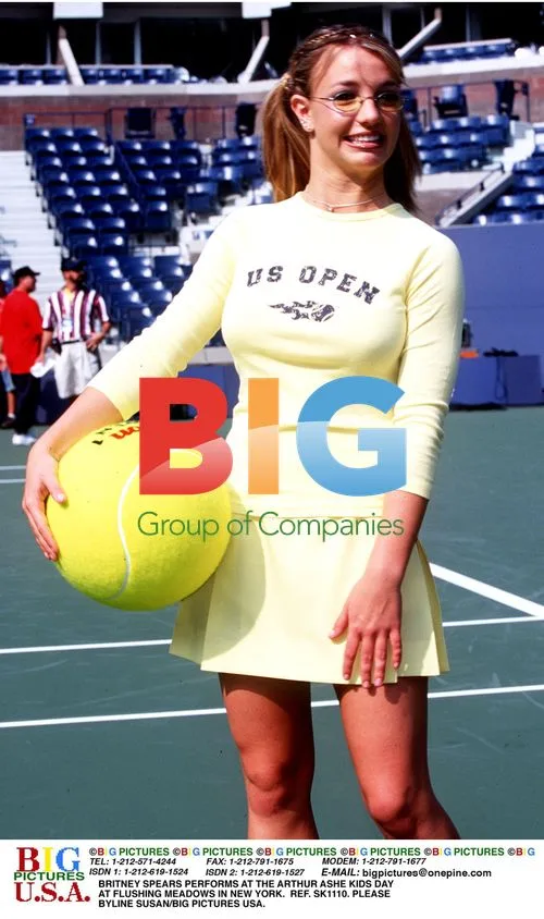 Britney Spears performs at Arthur Ashe Kids day