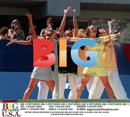Britney Spears performs at Arthur Ashe Kids day