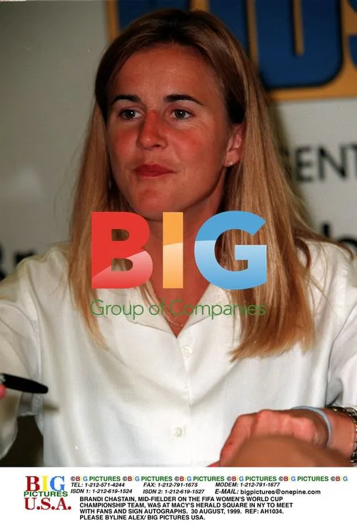 Brandi Chastain at Macy's NYC