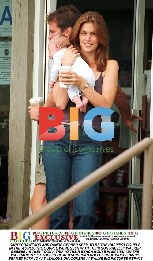 Cindy Crawford and Rande Gerber in Malibu