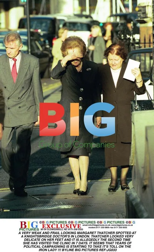 Frail Margaret Thatcher Spotted at London Clinic