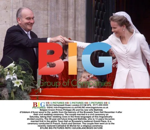 Belgian Crown Prince Philippe and wife Mathilde's civil wedding ceremony