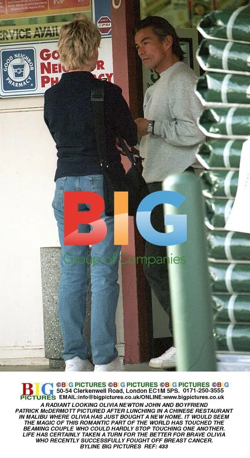 Olivia Newton-John and Patrick McDermott in Malibu