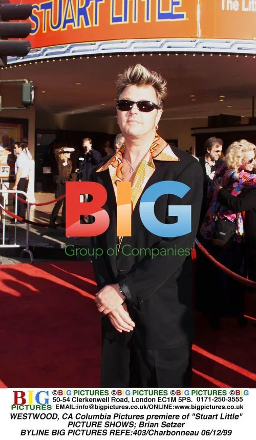 Brian Setzer at "Stuart Little" Premiere