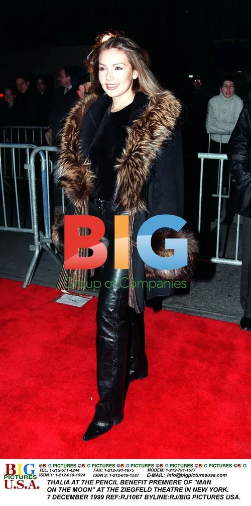 Thalia at "Man on the Moon" Premiere