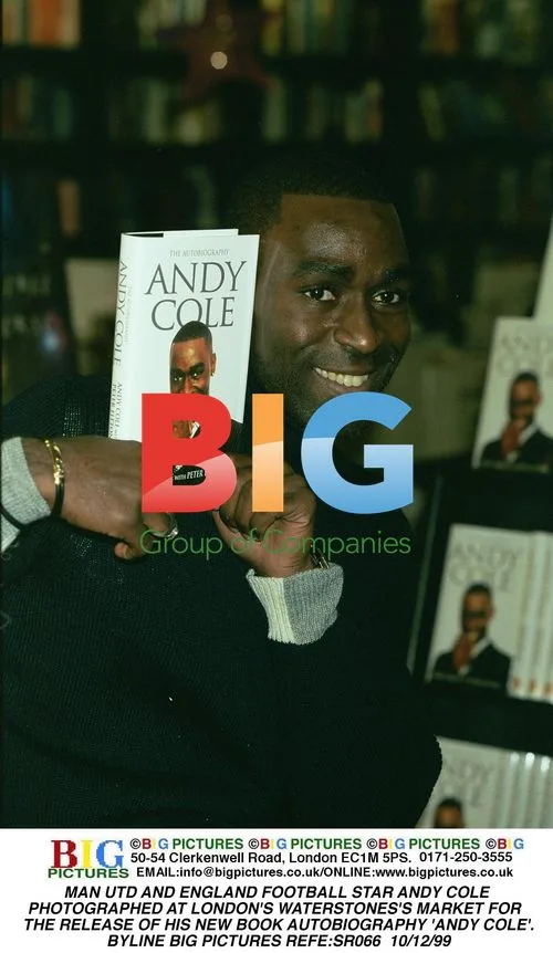 Andy Cole promotes new autobiography