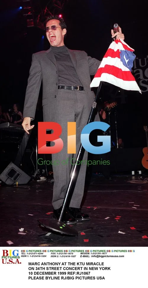 Marc Anthony at KTU Miracle Concert in NYC