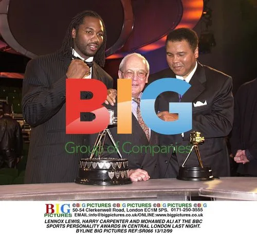 Lennox Lewis, Harry Carpenter & Mohamed Ali at BBC Sports Awards