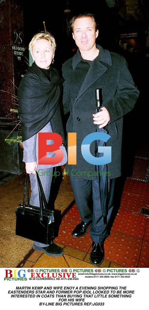 Martin Kemp and Wife Shop in London