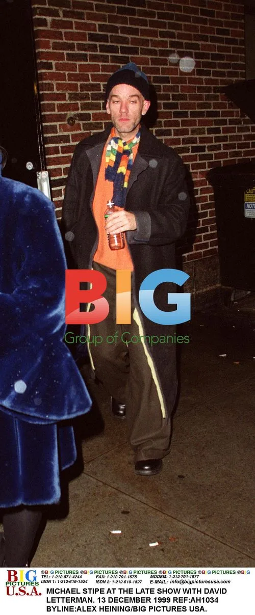 Michael Stipe at the Late Show with David Letterman