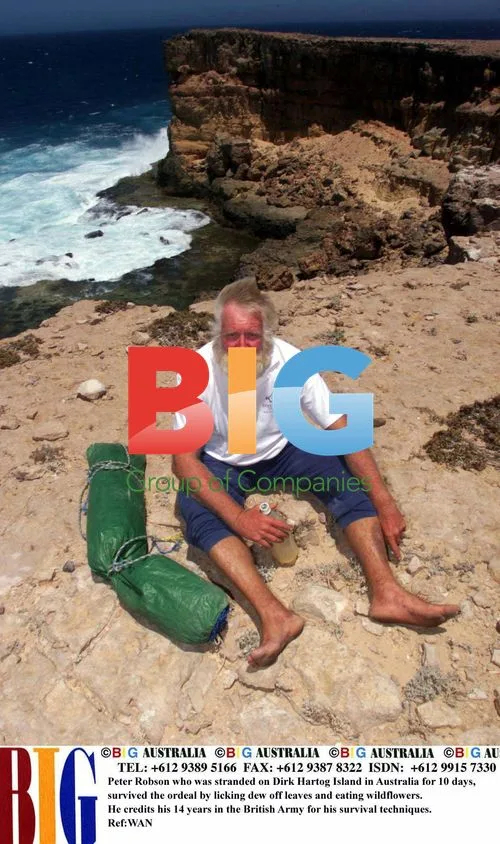 PETER ROBSON SURVIVES 10 DAYS STRANDED IN AUSTRALIA