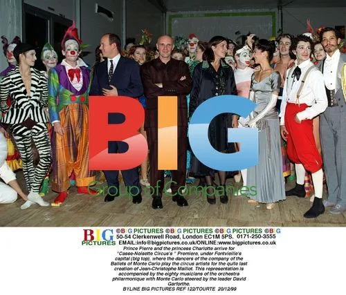 Prince Pierre and Princess Charlotte at Casse-Noisette Circus Premiere