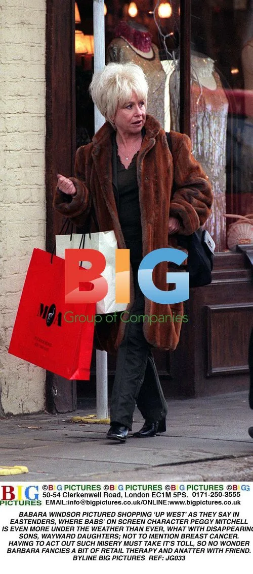 Barbara Windsor Shopping 'Up West'