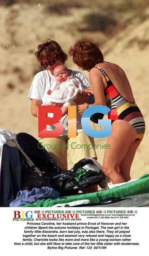 Princess Caroline's family vacation in Portugal