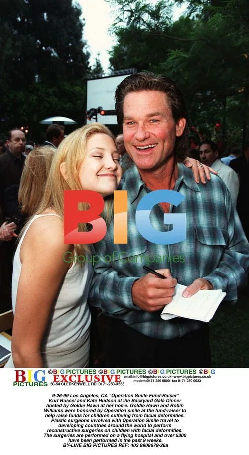 Kurt Russel and Kate Hudson at Goldie Hawn's Gala