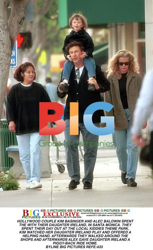 Basinger and Baldwin Spend Day with Daughter