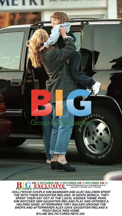 Alec Baldwin and Kim Basinger with Daughter Ireland