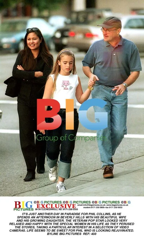 Phil Collins Spends Afternoon in Beverly Hills