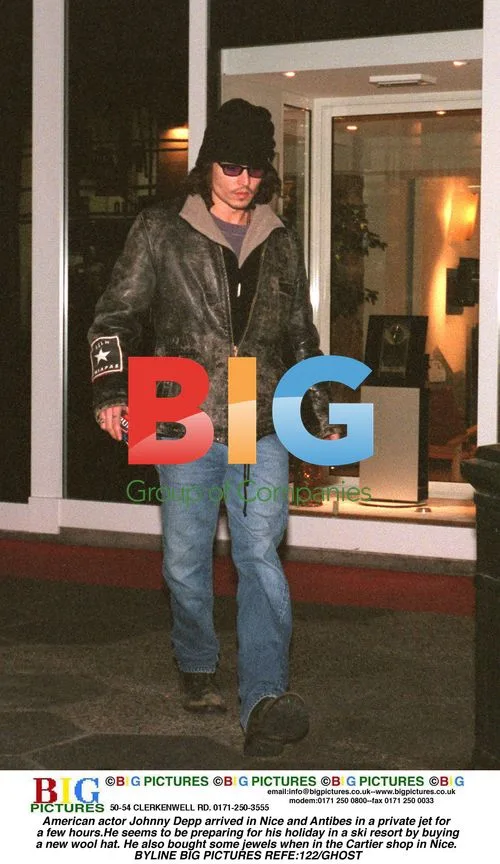Johnny Depp in Nice and Antibes