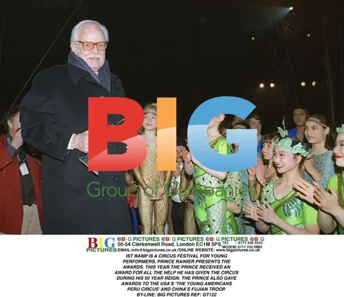 Prince Rainier Presents Awards at Circus Festival