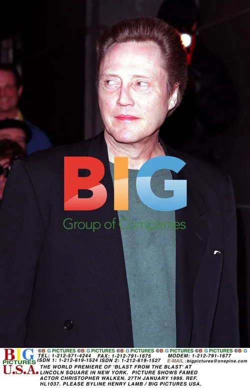 Christopher Walken at 'Blast from the Blast' Premiere